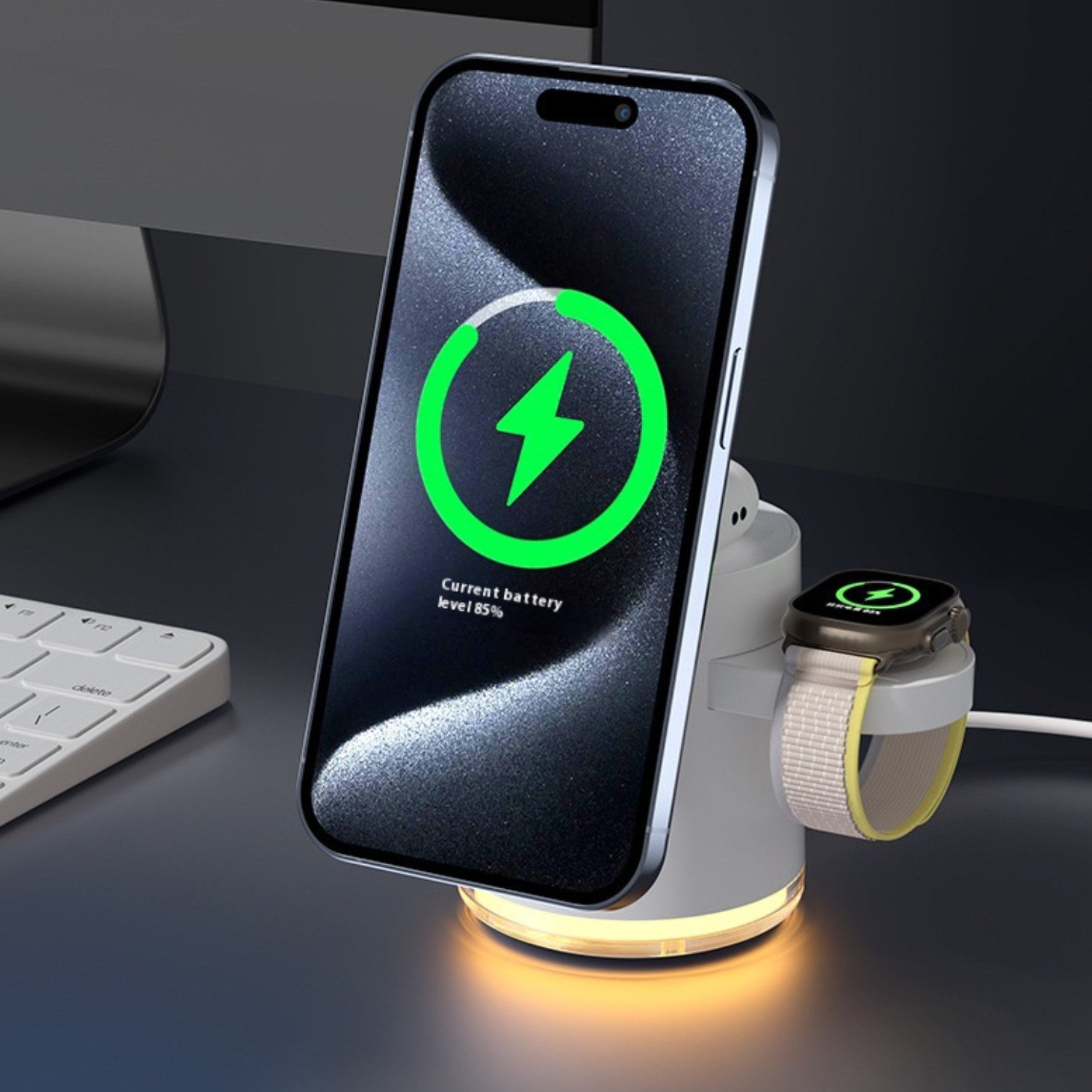 WABI-TEK™ Stazione di Ricarica 3-in-1 Qi2